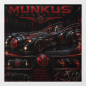 Munkus auto sticker/Legue of Kings sticker (Vel)
