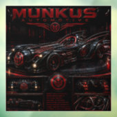 Munkus auto sticker/Legue of Kings sticker (Vel 3)