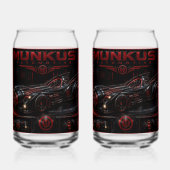 munkus/automotiveglasses/bar/keuken/feest blikvorm glas (Achterkant)