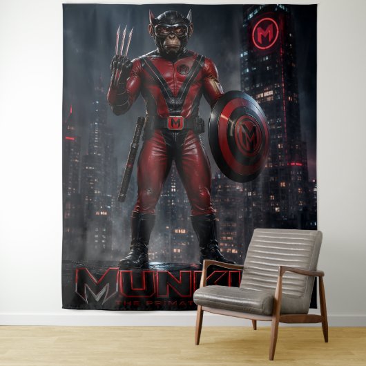 munkus de held/munkus wandtapijt/huis kunst wandkleed (In situ)