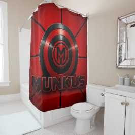 munkus douchegordijn/badkameraccessoires douchegordijn