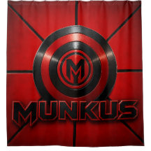 munkus douchegordijn/badkameraccessoires