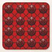 Munkus embleem papier coaster/drinks/bar kartonnen onderzetters (Voorkant)