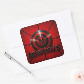 Munkus embleemstickers/6 sticker vel /feestje (Envelop)
