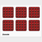 Munkus-embleemstickers/6 stickerblad /feest vierkante sticker (Vel)