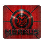 Munkus glazen snijplank/keukenaccessoires snijplank (Voorkant)