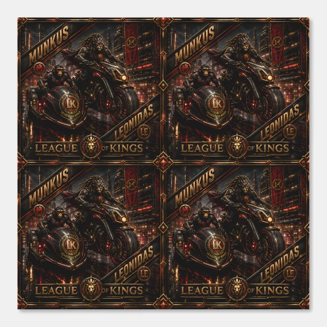 munkus/League of Kings wallpaper/home/bathroom/ Behang (Voorkant)