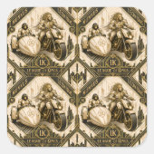 munkus/ leonidas stickers/6 sticker vel /feestje (Voorkant)