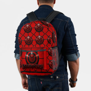 Munkus rugzak/schooltas/superhelden bedrukte rugzak