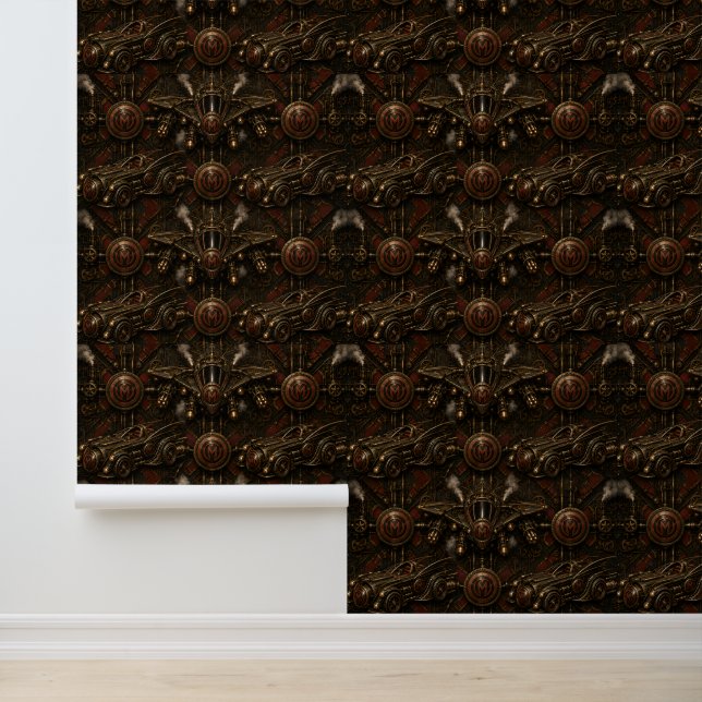 munkus steam punk night patrol wallpaper/home/ behang (Applicatie)