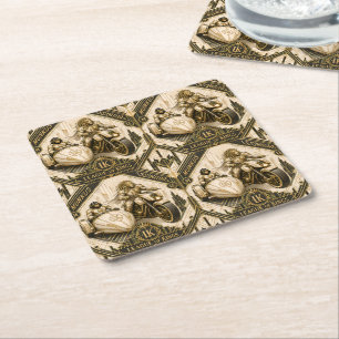 munkus Witte nachtwacht papier coaster/bar Kartonnen Onderzetters