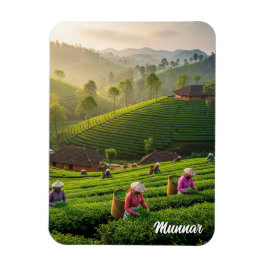 Munnar Kerala India Tea Plantation Magneet
