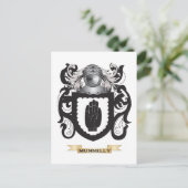 Munnelly Coat of Arms (gezinscrest) Briefkaart (Staand voorkant)