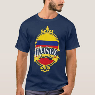 Munoz Familie Colombiaanse vlag T-shirt