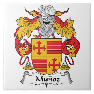 Munoz Family Crest Tegeltje