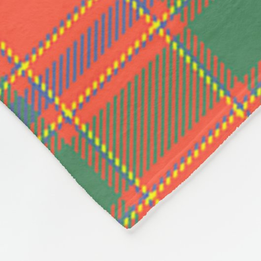 Munro Ancient Plaid Fleece Deken (Hoek)