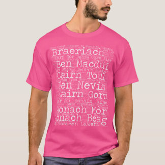 Munro Bagging - 282 Schotse Munros T-shirt