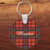 Munro clan Pset Scottish tartan Sleutelhanger (Voorkant)