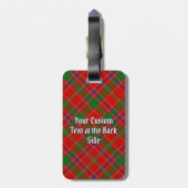 Munro Clan Tartan Bagagelabel (Achterkant verticaal)