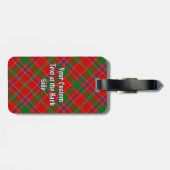 Munro Clan Tartan Bagagelabel (Achterkant horizontaal)