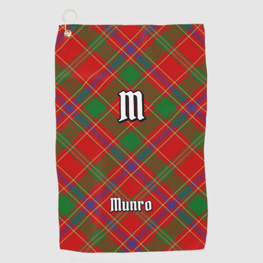 Munro Clan Tartan Golfhanddoek (Voorkant)