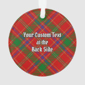 Munro Clan Tartan Ornament (achterkant)