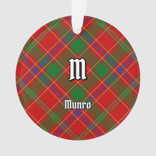 Munro Clan Tartan Ornament (voorkant)