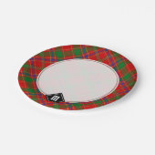 Munro Clan Tartan Papieren Bordje (Gekanteld)