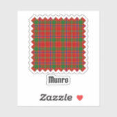 Munro Clan Tartan Sticker (Vel)