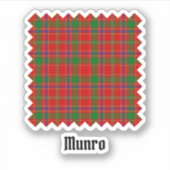 Munro Clan Tartan Sticker (Voorkant)