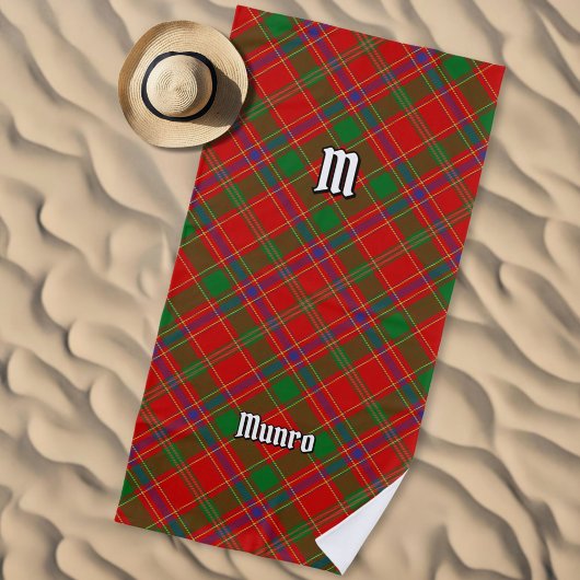 Munro Clan Tartan Strandlaken