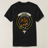 Munro Crest Tartan Clan Scottish Clan T-shirt (Design voorkant)
