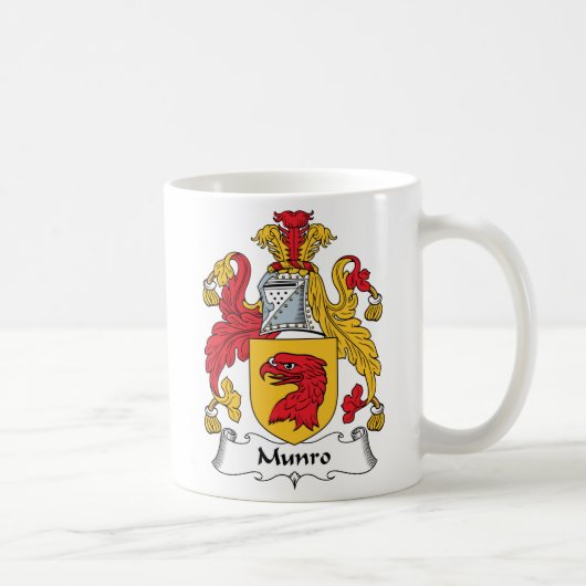 Munro Family Crest Koffiemok (Rechts)