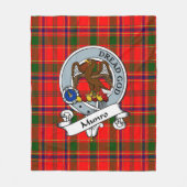Munro Modern Clan badge Tartan Pset Fleece Deken (Voorkant)
