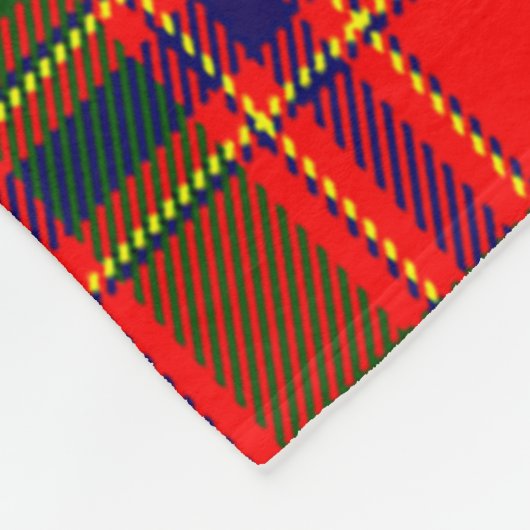 Munro Modern Clan badge Tartan Pset Fleece Deken (Hoek)