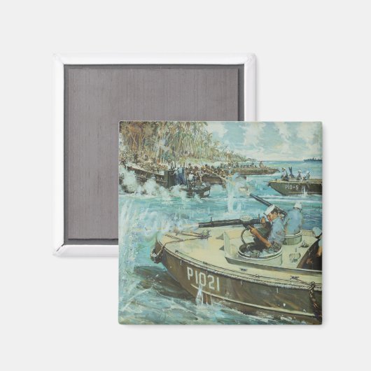 Munro schilderij magneet (Voorkant / Achterkant)