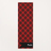 Munro Schots Tartan Plaid Patroon Yogamat (Voorkant)