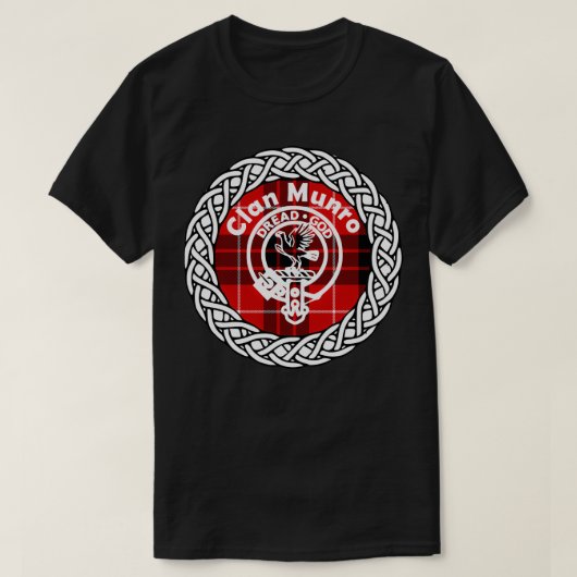 Munro Scottish Clan achternaam achternaam tartan c T-shirt (Design voorkant)