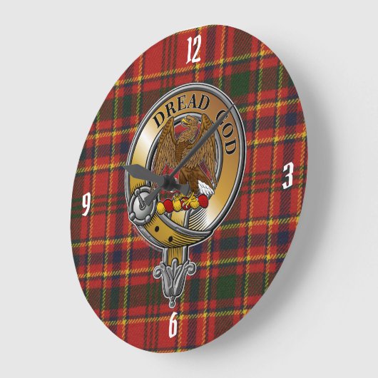 Munro Tartan & Badge Grote Klok (Hoek)