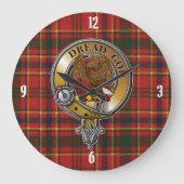 Munro Tartan & Badge Grote Klok (Voorkant)