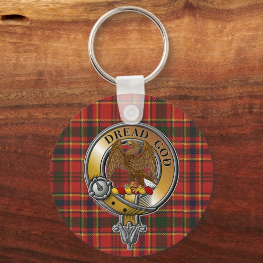 Munro Tartan & Badge Sleutelhanger (Voorkant)