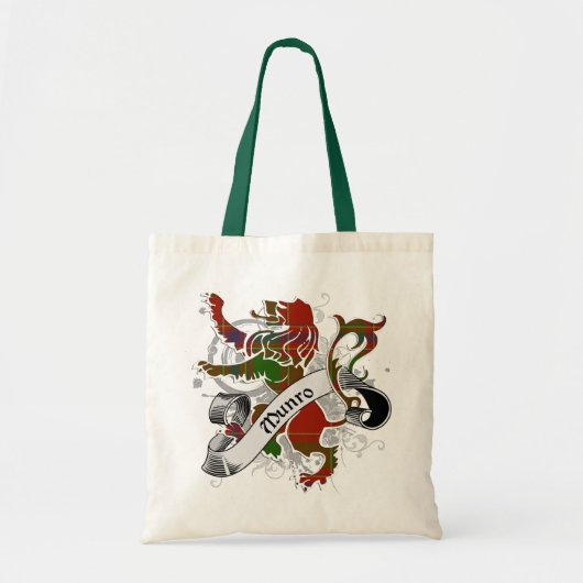 Munro Tartan Lion Tote Bag (Voorkant)