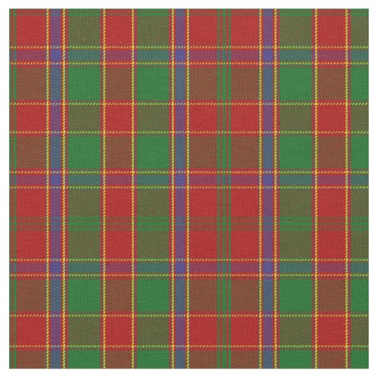 Munro Tartan Print Stof (Close Up)
