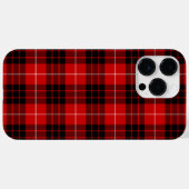 Munro tartan red black plaid Case-Mate iPhone case (Achterkant (horizontaal))