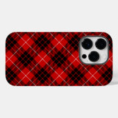 Munro tartan red black plaid Case-Mate iPhone case (Achterkant (horizontaal))
