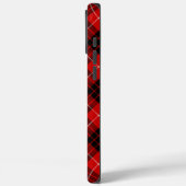 Munro tartan red black plaid Case-Mate iPhone case (Achterkant / Links)
