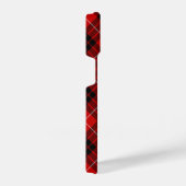 Munro tartan red black plaid iPhone hoesje (Rechterkant)