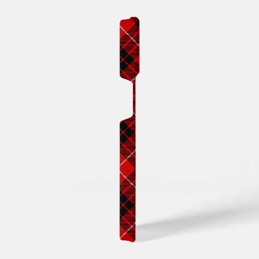 Munro tartan red black plaid iPhone hoesje (Rechterkant)