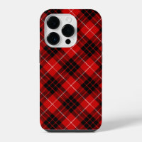 Munro tartan red black plaid