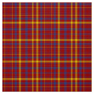 Munro Tartan Rood Blauw en Geel geruite stof